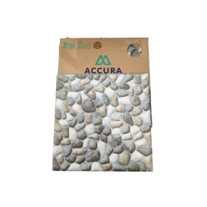 40 CM X 40 CM / ACCURA LAVA STONE Keramik Lantai Teras Garasi Matte Sand Dus