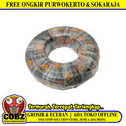 4 INTI x 1.5 MM x 50 M / KITANI NYY Tunggal Kabel Tembaga SNI Hitam Roll