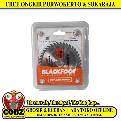 4 IN x T 40 / BLACKFOOT Circular Saw Mata Gerinda Potong Kayu Wood Cutting