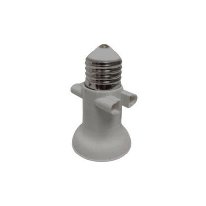MATSUI Fitting Lampu Kombinasi Socket Stop Kontak Putih