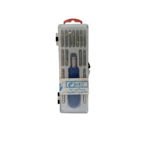 JACKLY Obeng Reparasi Jam HP Komputer Kacamata 15 Pcs Set