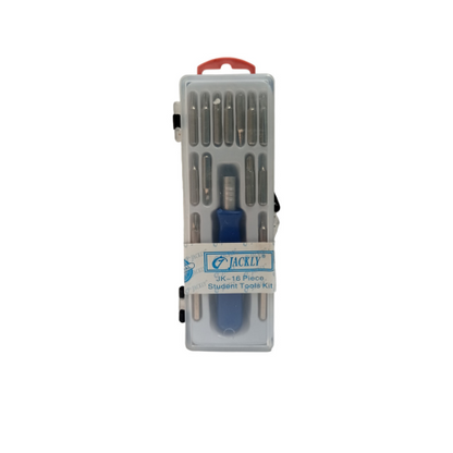 JACKLY Obeng Reparasi Jam HP Komputer Kacamata 15 Pcs Set