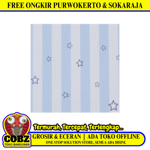 8 MM x 30 CM x 4 M / SHUNDA PLAFON K-9114 Plafon Gypsum GRC U PVC Hotstamping Lembar