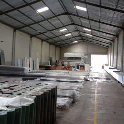 0.8 MM x 840 MM x 1.8 M / SOLARTUFF GRECA Atap U PVC Gelombang Kecil Blue Lembar
