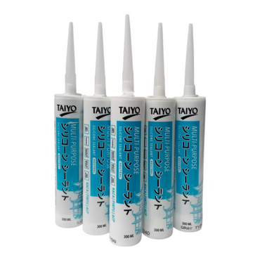 300 ML / TAIYO Lem Silicone Sealant Kaca Akrilik Neutral Botol - (ETC No:  ...  )