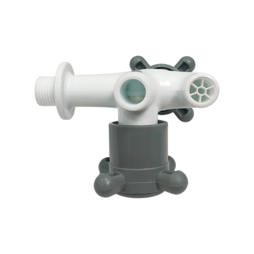 1/2 IN / DOLPHIN Kran Air Cabang Double Shower Mesin Cuci PVC