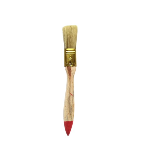 3/4 IN / WANLY Kuas Cat Tembok Kayu Besi Air Acrylic Paint Brush