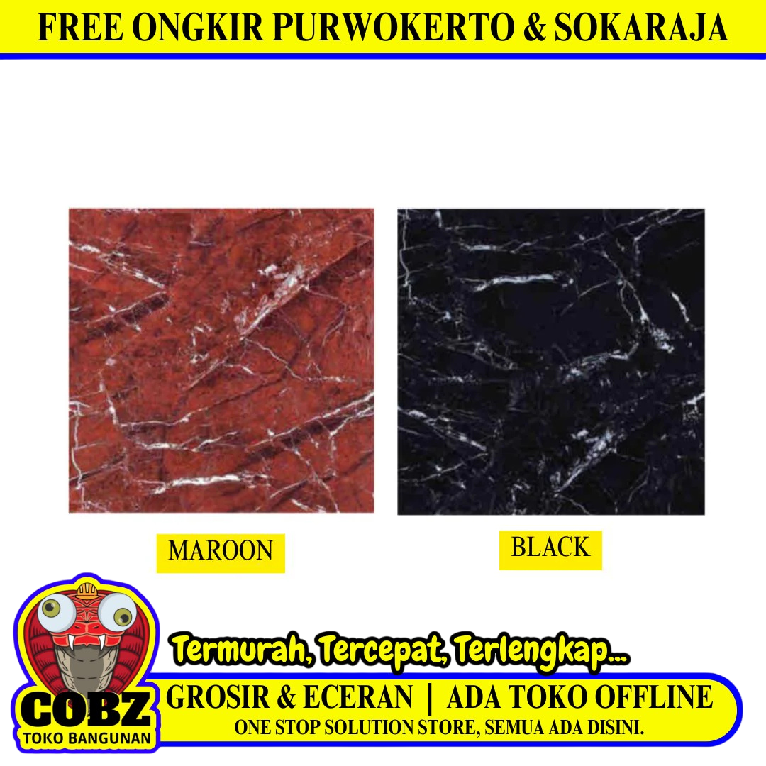 60 CM x 60 CM / SERENITY ENGLAND Granit Lantai Rumah Glossy Dus