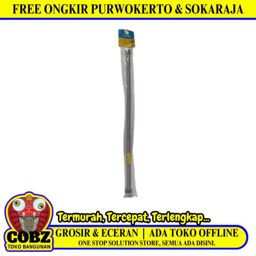 1/2 IN x 50 CM/ONDA Selang Fleksibel Sink Hose Kloset Spiral Stainless