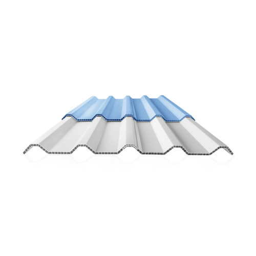 10 MM x 830 MM x 4 M / ALDERON RS 830 Atap U PVC Double Layer White Doff Lembar