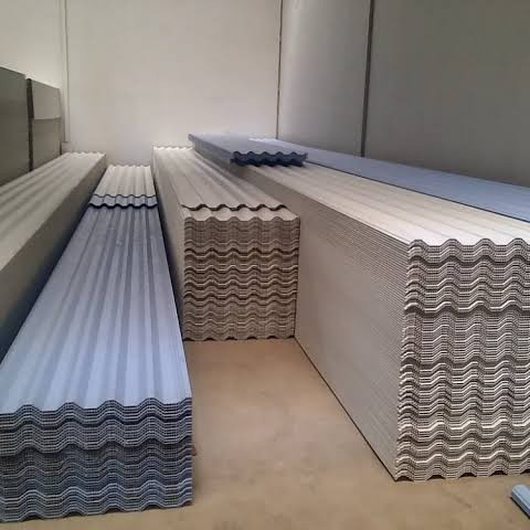 10 MM x 830 MM x 4 M / ALDERON RS 830 Atap U PVC Double Layer White Doff Lembar