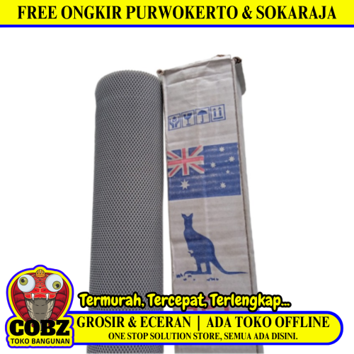3 MM x 4 MM x 10 M / HFT Strimin Nyamuk Parabola Baja White Roll