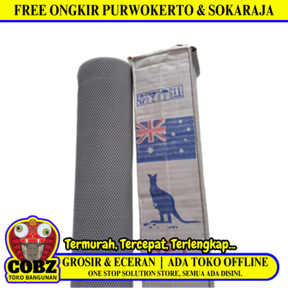 3 MM x 4 MM x 10 M / HFT Strimin Nyamuk Parabola Baja White Roll