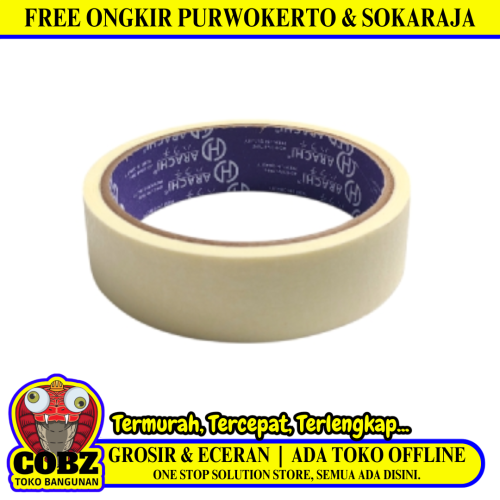 24 MM / HARACHI Isolasi Selotip Lakban Kertas Masking Tape