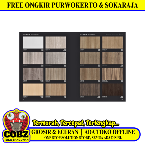 122 CM x 244 CM / TACO ULTIMATE WOOD GRAIN / PATTERN SM HPL Lembar