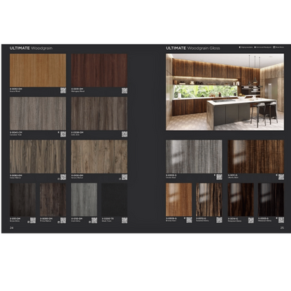 122 CM x 244 CM / TACO ULTIMATE WOOD GRAIN / PATTERN SM HPL Lembar