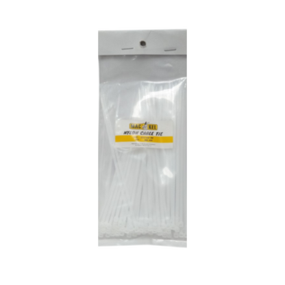 2.5 MM x 150 MM / MACKEL Kabel Cable Ties Tali Ripet 15 CM Putih Pack
