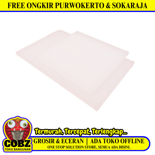 2 MM x 100 CM x 200 CM / TM M Papan Acrylic Board Susu Lembar