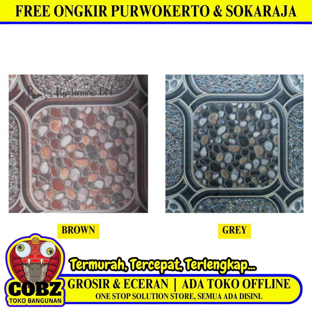 50 CM x 50 CM / PARIS KASHMIRE Keramik Lantai Teras Garasi Matte Dus