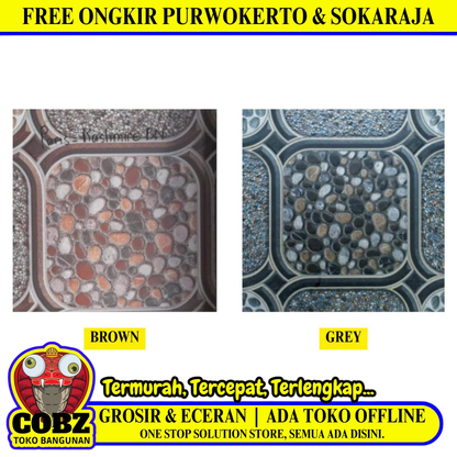 50 CM x 50 CM / PARIS KASHMIRE Keramik Lantai Teras Garasi Matte Dus