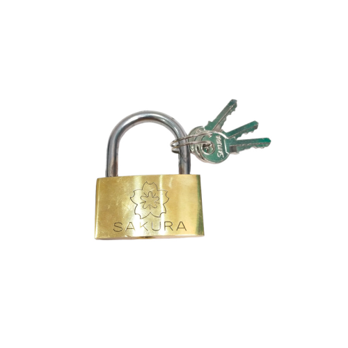 50 MM/ SAKURA  Gembok Pintu Pagar Padlock Anti Maling Leher Pendek