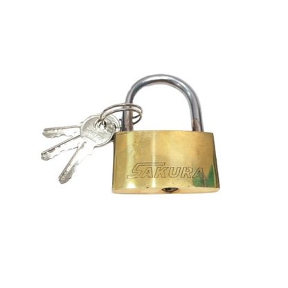 50 MM/ SAKURA  Gembok Pintu Pagar Padlock Anti Maling Leher Pendek