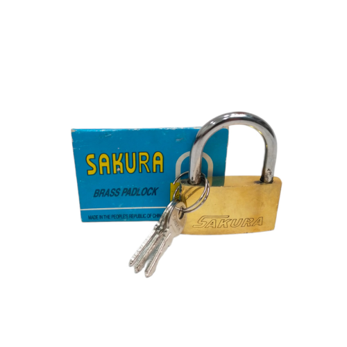50 MM/ SAKURA  Gembok Pintu Pagar Padlock Anti Maling Leher Pendek