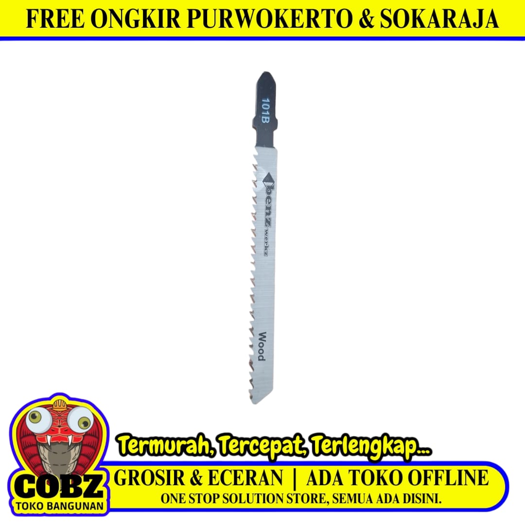 BENZ 101B Mata Jigsaw Blade Gergaji Pedang Potong Kayu Triplek