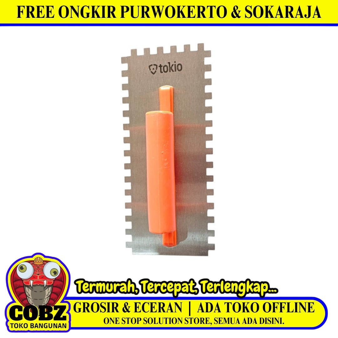 10 IN / TOKIO Raskam Trowel Perata Acian Tembok Polos Beton Metal