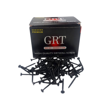 #6 x 1 1/2 IN / GRT Sekrup Gypsum Screw Plafon Board GRC Hitam Dus