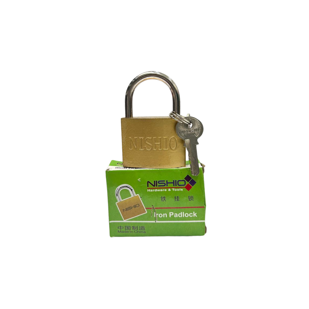 30 MM / NISHIO Gembok Pintu Pagar Padlock Anti Maling Leher Pendek