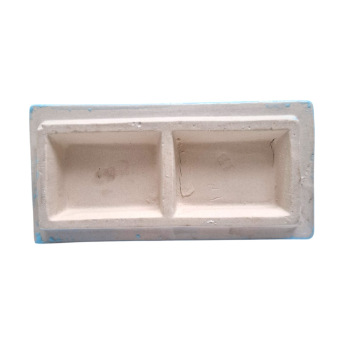 22 CM x 11 CM x 12 CM / DUTY Tempat Sabun Tanam Dinding Keramik Blue