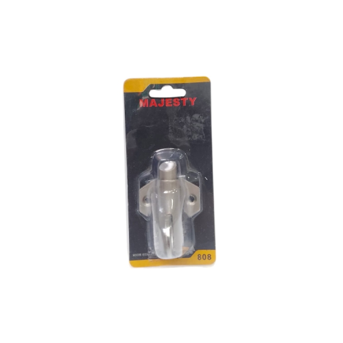MAJESTY Spring Knife Grendel Kodok Pengunci Jendela Kecil SS Silver