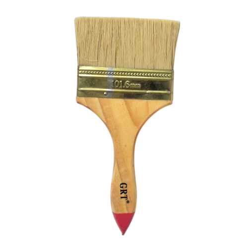4 IN / GRT Kuas Cat Tembok Kayu Besi Air Acyrlic Paint Brush