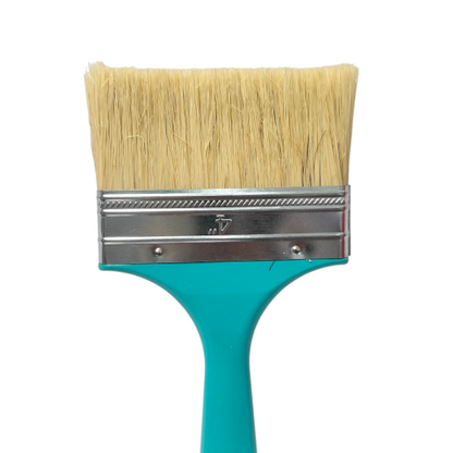 4 IN / INS Kuas Cat Tembok Kayu Besi Air Acyrlic Paint Brush