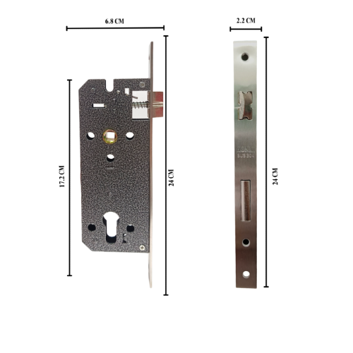 HONXI 222L Handle Door Lock Tarikan Handle Kunci Pintu Besar Set