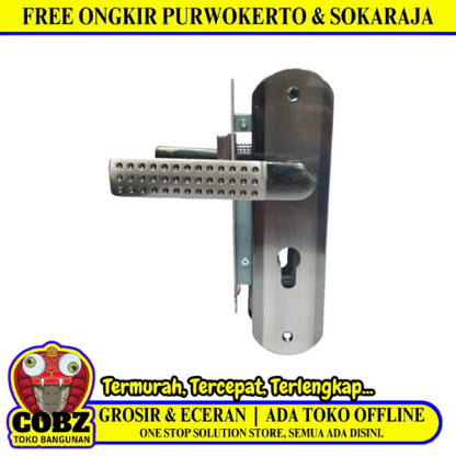 NET'Z 7030 SN / BN Handle Door Lock Tarikan Handle Kunci Pintu Tanggung Set