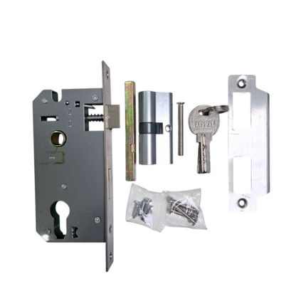 EIFFEL 888-1 CP/WT Handle Door Lock Tarikan Handle Kunci Pintu Tanggung Set