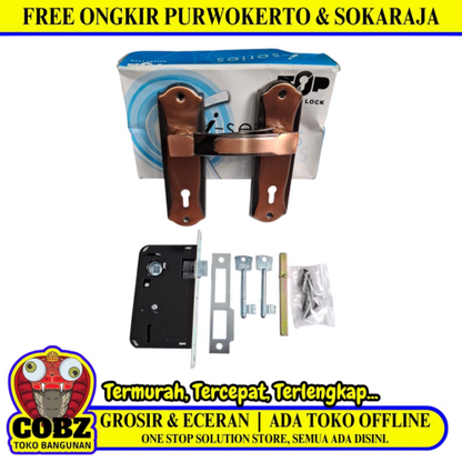 TOP I-SERIES 5910A Handle Door Lock Tarikan Handle Kunci Pintu Kecil Set