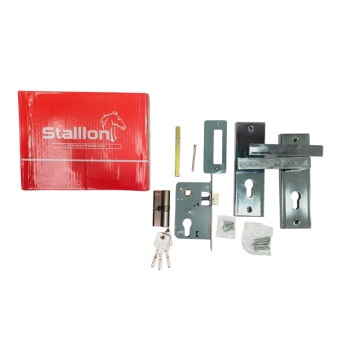 STALLION 16-S SN/CP Handle Door Lock Tarikan Handle Kunci Pintu Kecil Set