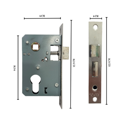 STALLION 16-S SN/CP Handle Door Lock Tarikan Handle Kunci Pintu Kecil Set