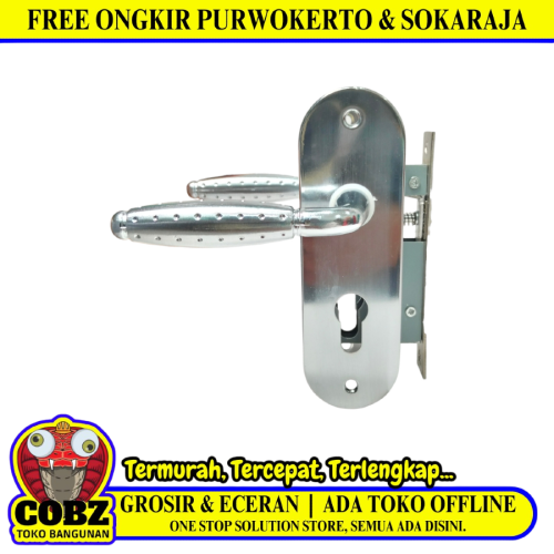 HARLOCK HLK - 180 SMALL SN / CP Handle Door Lock Tarikan Handle Kunci Pintu Kecil Set