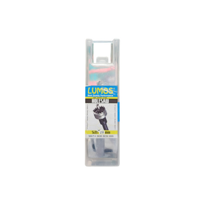 20 MM / LUMOS  TCT Hole Saw Mata Bor Hidroponik Pelubang Besi Plastik PVC