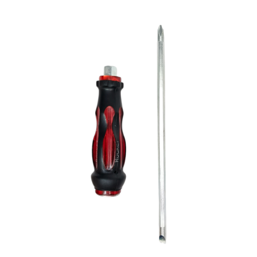4 IN / ROCKET Obeng Screwdriver Two Way Bolak Balik Plus Minus 2 In 1 Gagang Bahan