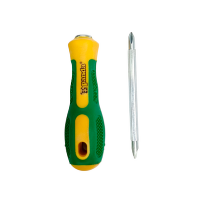4 IN / PANDA Obeng Screwdriver Two Way Bolak Balik Plus Minus 2 In 1 Gagang Bahan