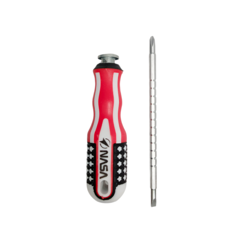 1 1/2 IN - 3 IN / NASA Obeng Screwdriver Two Way Bolak Balik Plus Minus 2 In 1 Gagang Bahan