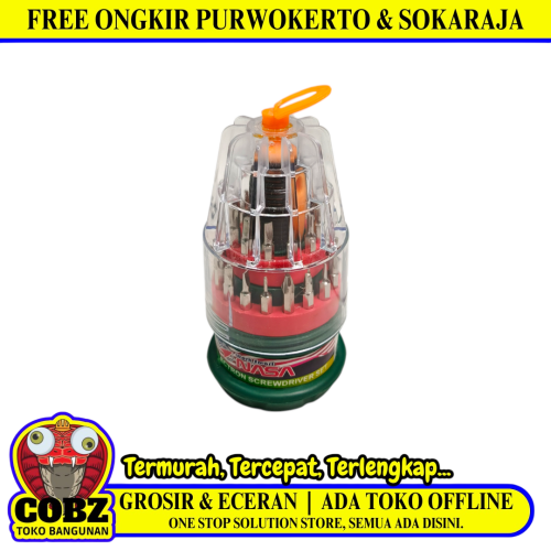 NASA NS-07 Obeng Reparasi Jam HP Komputer Kacamata 30 Pcs Set