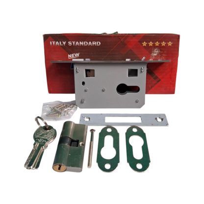BINONCHE Slot Body Kunci Pintu Geser Lidah Mekar Sliding Door Set