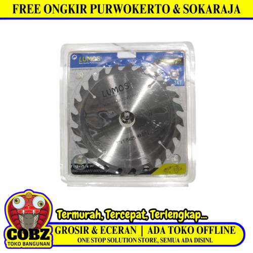 7 IN x T 40 / LUMOS LMS.C06-005 Circular Saw Mata Gerinda Potong Kayu Wood Cutting