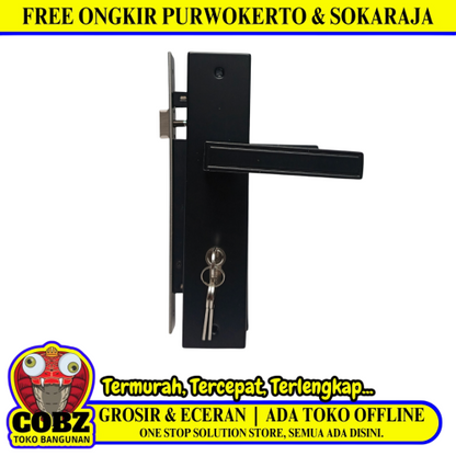 SOLID HP 62.11 BL Handle Door Lock Tarikan Handle Kunci Pintu Besar Set